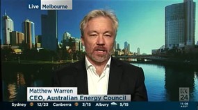 Chief Executive, Matthew Warren - ABC News - SA blackout