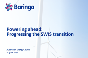 Powering Ahead Progressing the SWIS Transition